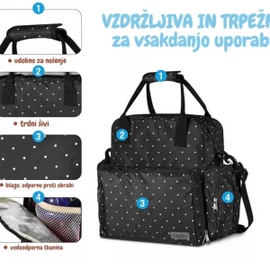 Previjalna torba - nahrbtnik